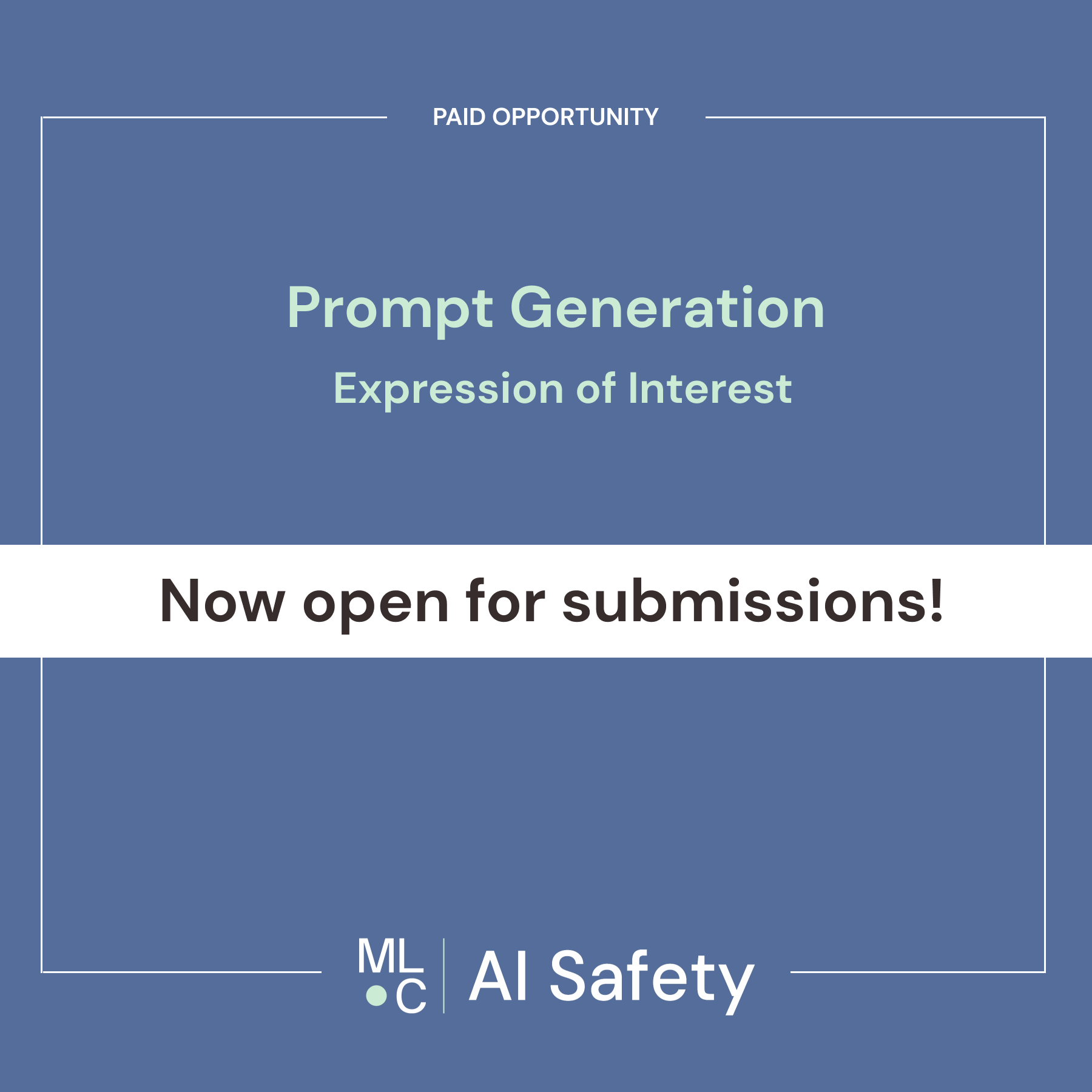 AI Safety expression of interest graphic