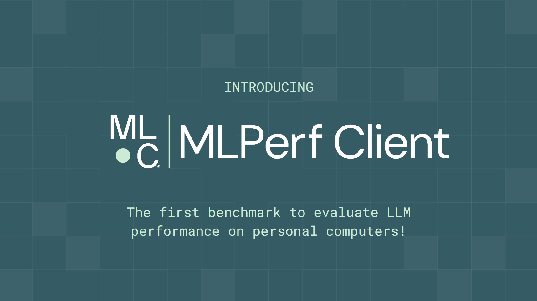 MLPerf Client benchmark graphic