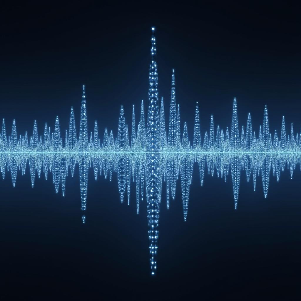 image of fuzzy noise on a line graph